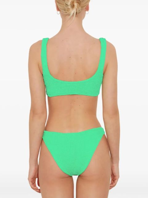 Hunza G Juno crinkle bikini - Green