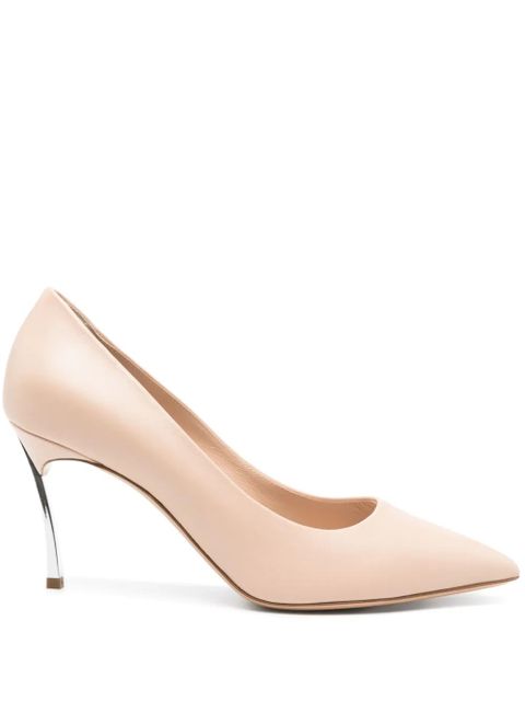 Casadei 90mm leather pumps - Neutrals - zdjęcie produktu nr 1