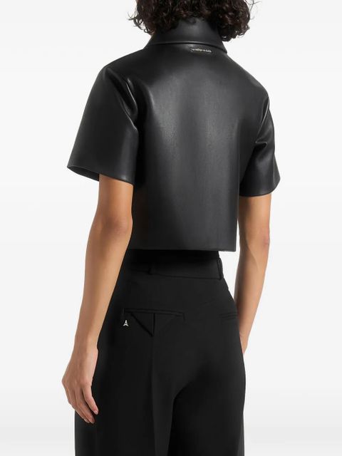 Manière De Voir Dory buttoned short-sleeve shirt - Black