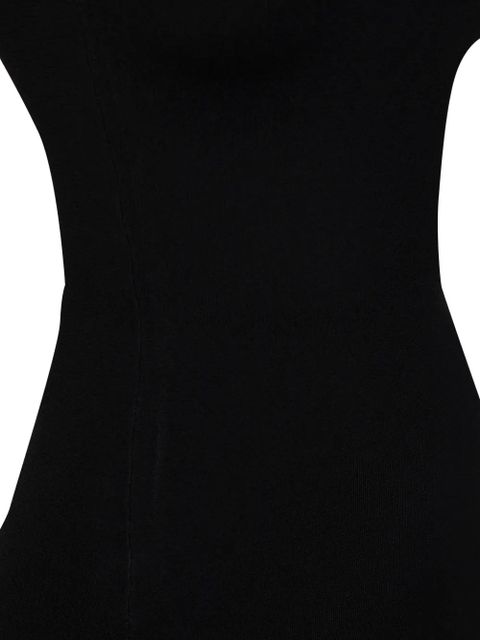 ENTIRE STUDIOS square-neck midi dress - Black