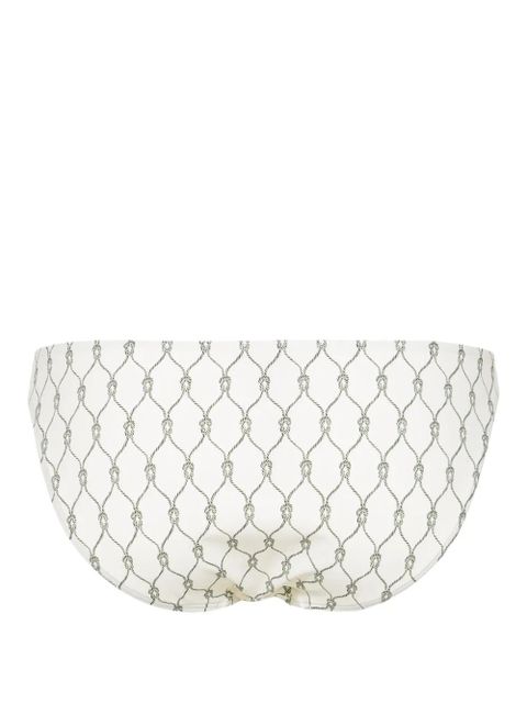 Tory Burch celtic knot-print bikini bottoms - Neutrals - zdjęcie produktu nr 2