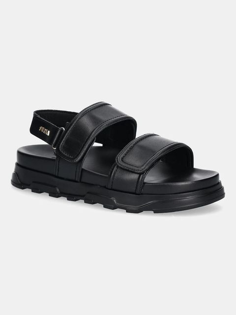Furla sandały skórzane Sporty Chic Sandal damskie kolor czarny na platformie YJ52SPC Y62000 O6000 - zdjęcie produktu nr 1