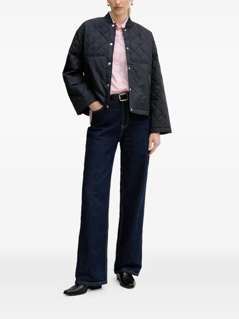 Barbour quilted buttoned jacket - Blue - zdjęcie produktu nr 2