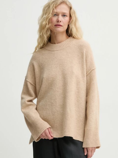 Day Birger et Mikkelsen sweter wełniany Josie damski kolor beżowy DAY65243702 - zdjęcie produktu nr 1