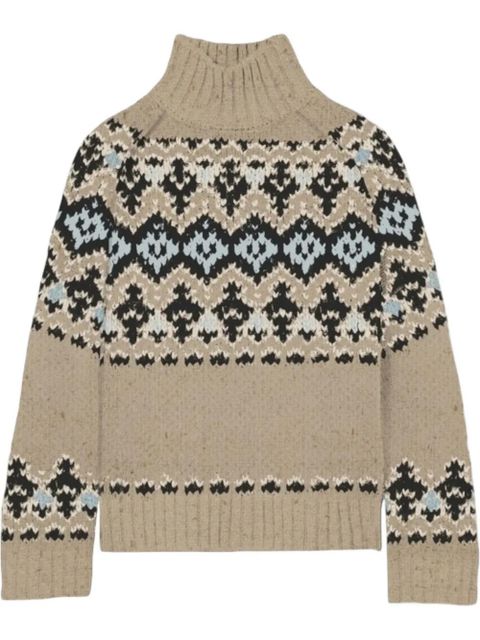 MC2 Saint Barth fair isle sweater - Neutrals - zdjęcie produktu nr 2
