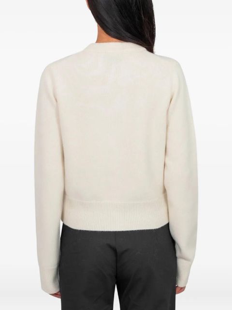 AMI Paris ami de cœur buttoned cardigan - Neutrals - zdjęcie produktu nr 2