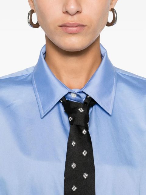 SANDRO asymmetric shirt - Blue