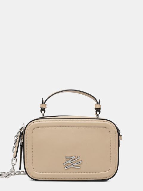Karl Lagerfeld Torebka crossbody damska skórzana K/AUTOGRAPH - zdjęcie produktu nr 1