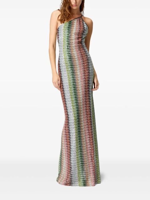 Missoni single-shoulder maxi dress - Red - zdjęcie produktu nr 2