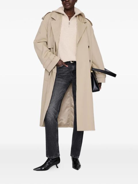 ANINE BING zip sammy knitwear - Neutrals