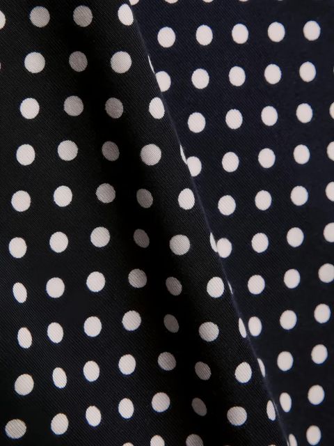 Reformation dusk knitted polka-dot top - Blue - zdjęcie produktu nr 2