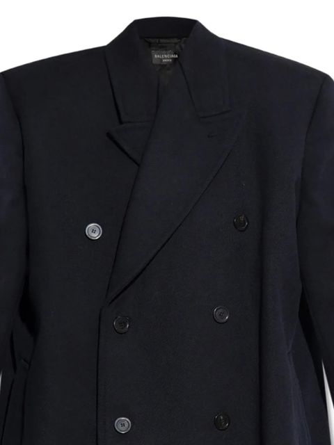 Balenciaga double-breasted coat - Blue