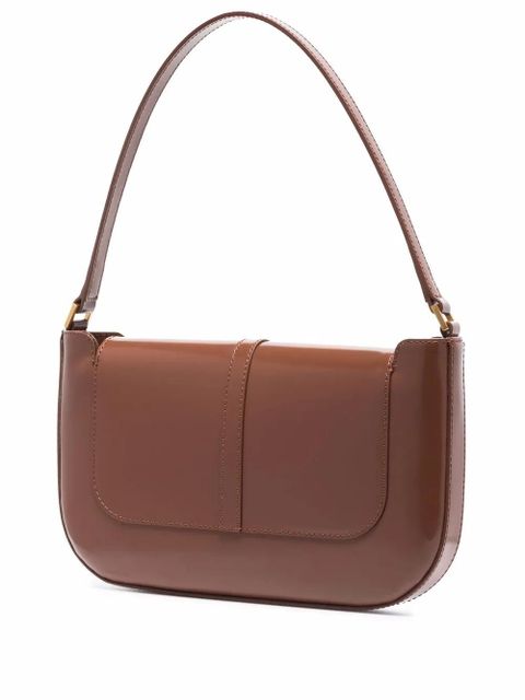 BY FAR Miranda leather shoulder bag - Brown