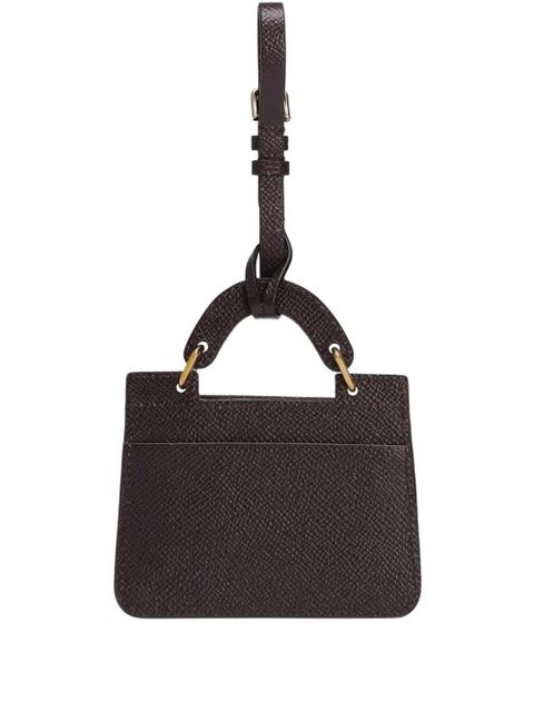 Dolce & Gabbana textured leather mini bag wallet - Black