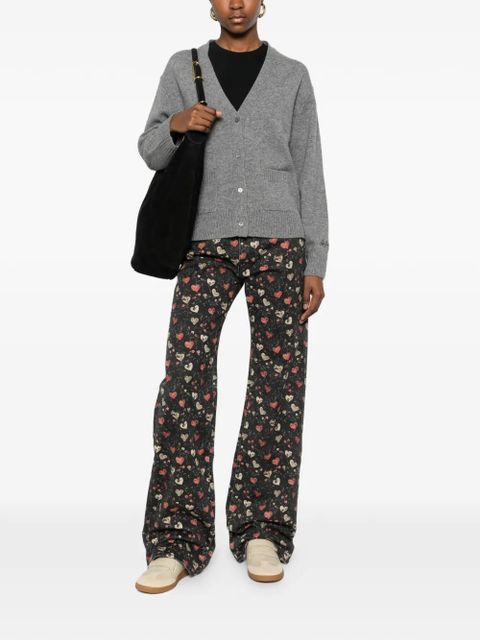 MC2 Saint Barth Madie V-neck pocket cardigan - Grey - zdjęcie produktu nr 2