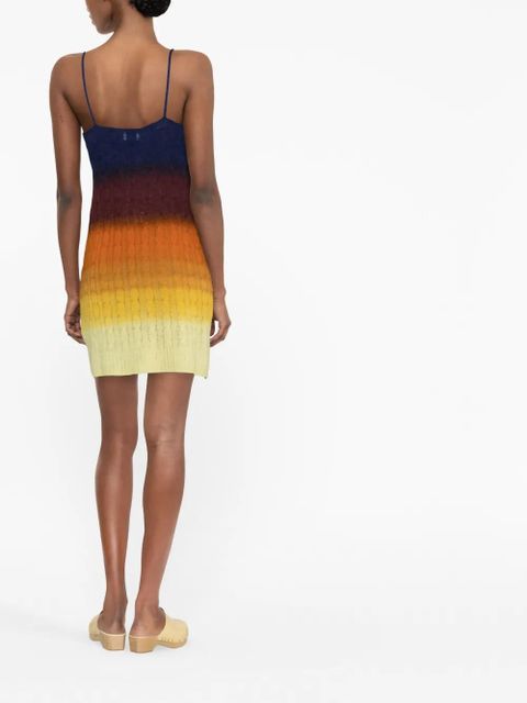 ETRO ombré knitted dress - Orange