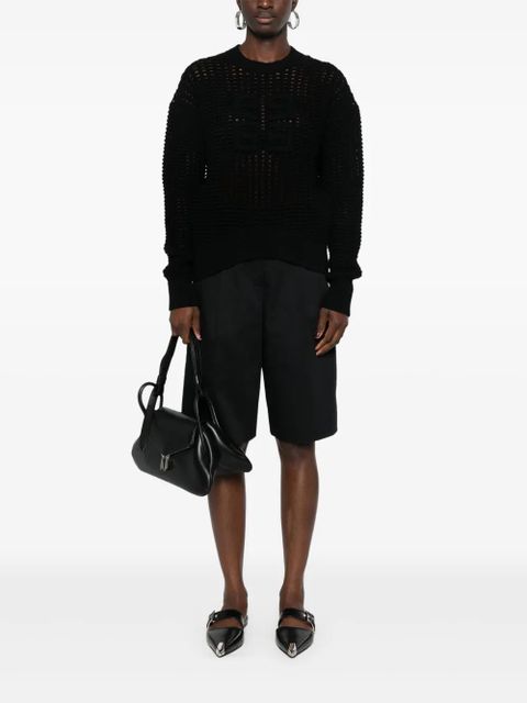 Givenchy 4G open-knit jumper - Black