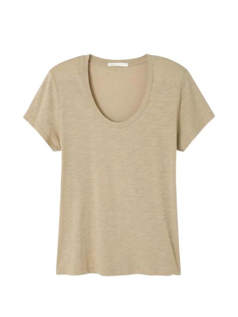 American Vintage Jacksonville scoop-neck T-shirt - Neutrals - zdjęcie produktu nr 1