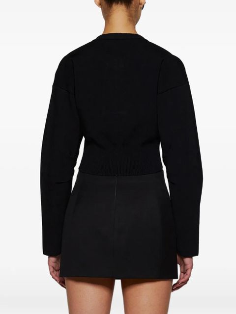 WARDROBE.NYC Matte cardigan - Black