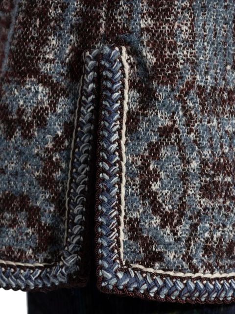 ETRO patterned-jacquard gilet - Blue