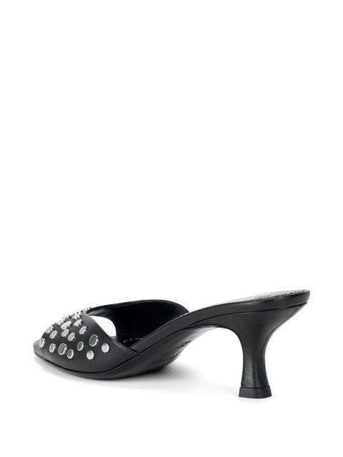STAUD Brigitte studded brigitte sandals - Black