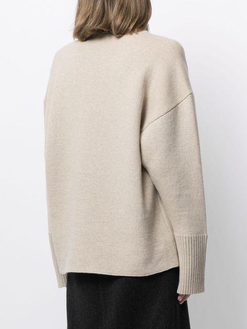 Proenza Schouler oversized turtleneck double-faced jumper - Neutrals