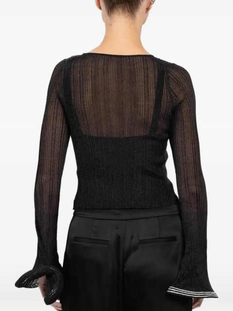 Simkhai Maebry long-sleeve blouse - Black