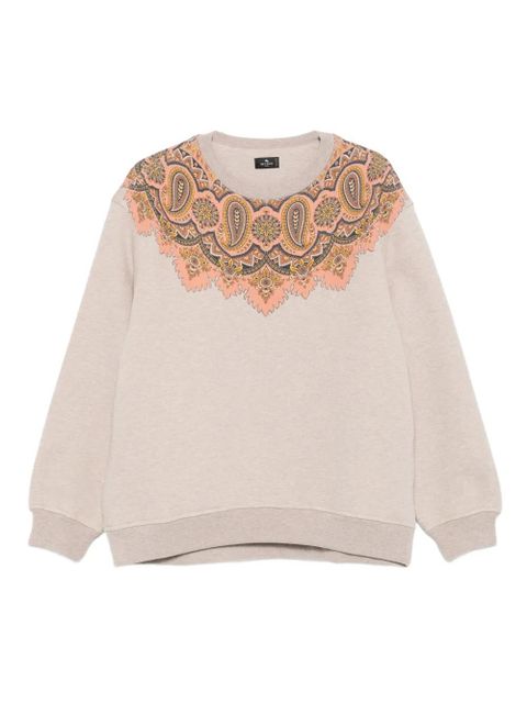 ETRO paisley-details crew-neck sweatshirt - Neutrals - zdjęcie produktu nr 1