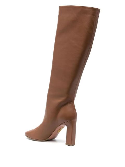 Aquazzura Manzoni 85mm knee-high boots - Brown - zdjęcie produktu nr 2