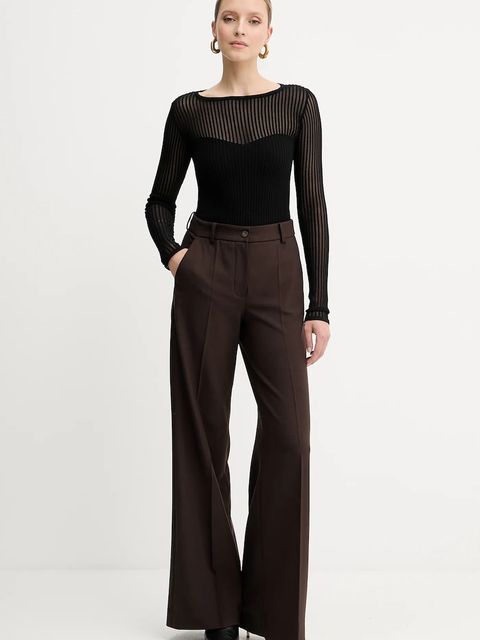 Patrizia Pepe sweter damski kolor czarny lekki 8K0305 K143 - zdjęcie produktu nr 2