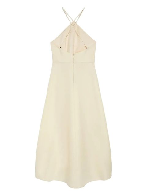 Jil Sander halterneck dress - Yellow