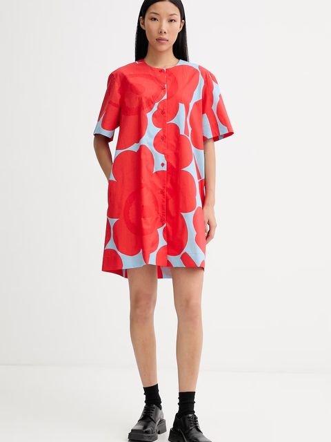 Marimekko sukienka koszulowa bawełniana - zdjęcie produktu nr 1