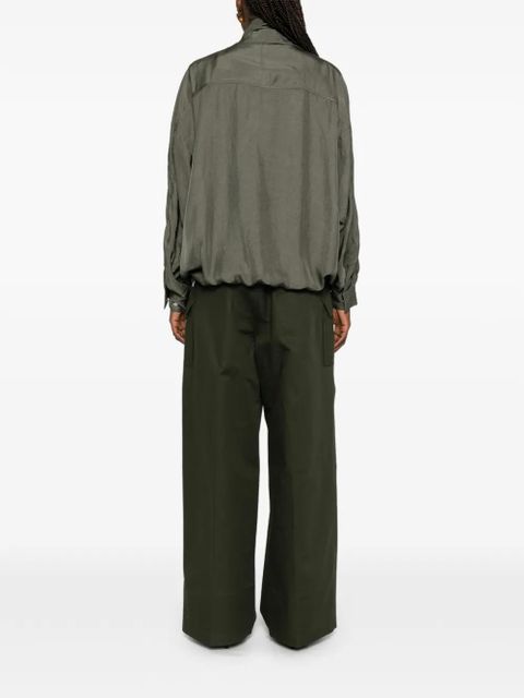 The Frankie Shop Breya fluid jacket - Green