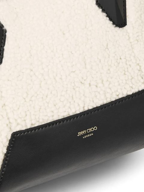 Jimmy Choo small Diamond tote bag - White