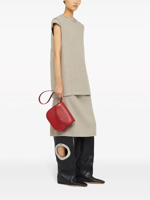 Jil Sander medium Coin crossbody bag - Red - zdjęcie produktu nr 2