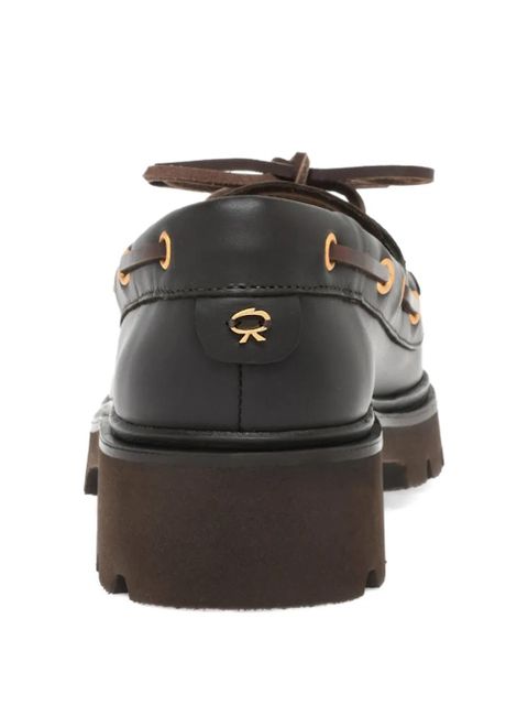 Gianvito Rossi lace-up olonne - Brown - zdjęcie produktu nr 2