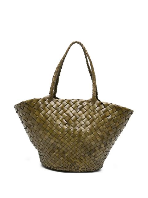 DRAGON DIFFUSION Egola woven tote bag - Green - zdjęcie produktu nr 1
