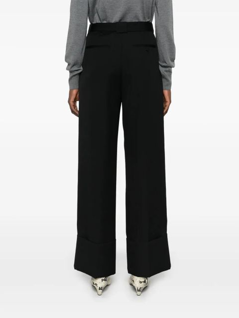 Lanvin wool trousers - Black