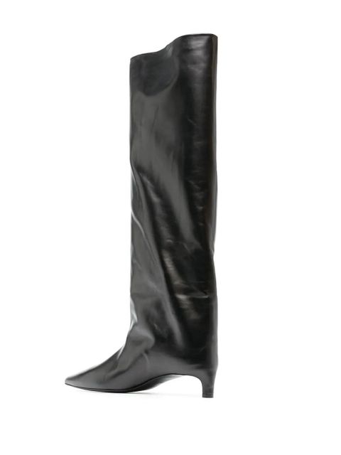 Jil Sander 35mm knee-high boots - Black