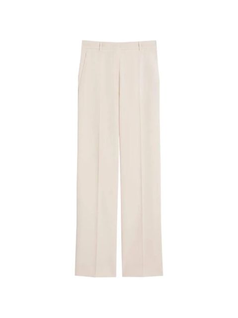 Max Mara wide-leg wool trousers - Neutrals - zdjęcie produktu nr 1