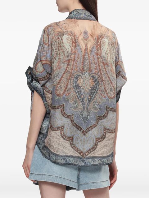 ZIMMERMANN paisley-print blouse - Blue