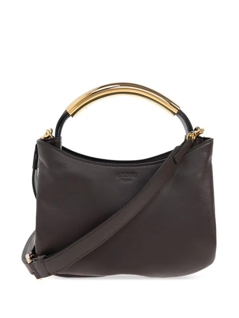 Moschino leather tote bag - Brown - zdjęcie produktu nr 1