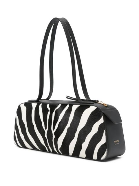 KHAITE Simona zebra-print shoulder bag - White - zdjęcie produktu nr 2
