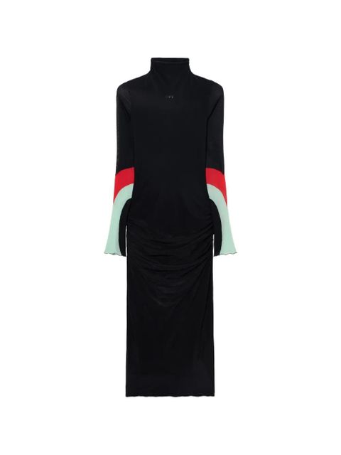 Off-White high-neck insert dress - Black - zdjęcie produktu nr 1