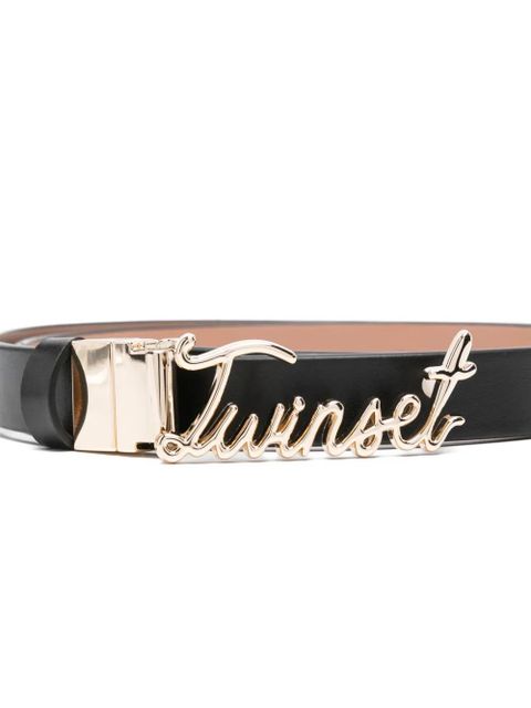TWINSET logo-detail belt - Black