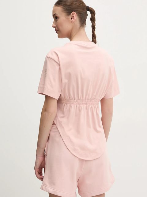 adidas by Stella McCartney t-shirt bawełniany damski kolor różowy JJ2553