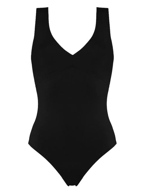 ERES Hold Up V-neck sophisticated one-piece swimsuit - Black - zdjęcie produktu nr 1