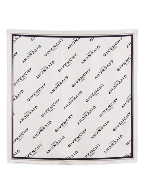 Givenchy Shadow logo-printed scarf - White - zdjęcie produktu nr 1