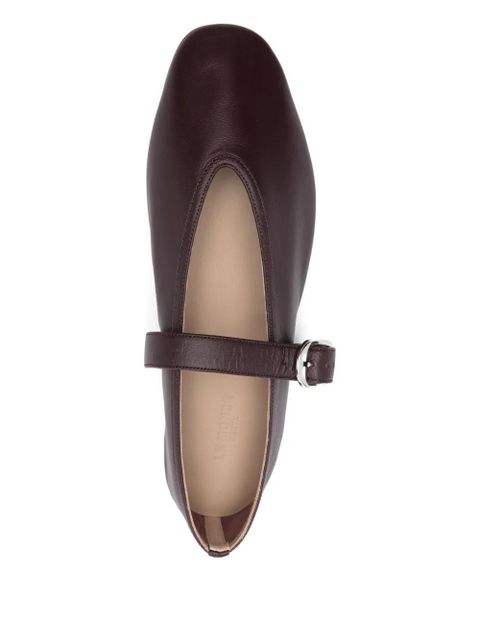 Le Monde Beryl Stella buckle-fastening ballet flats - Red