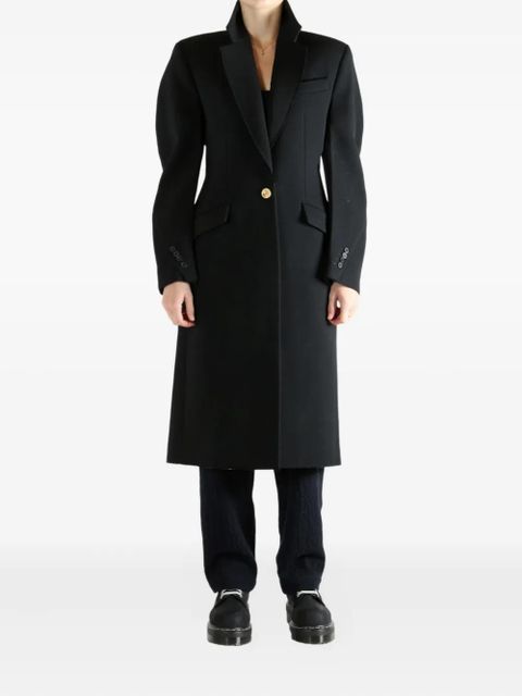 Givenchy buttoned coat - Black